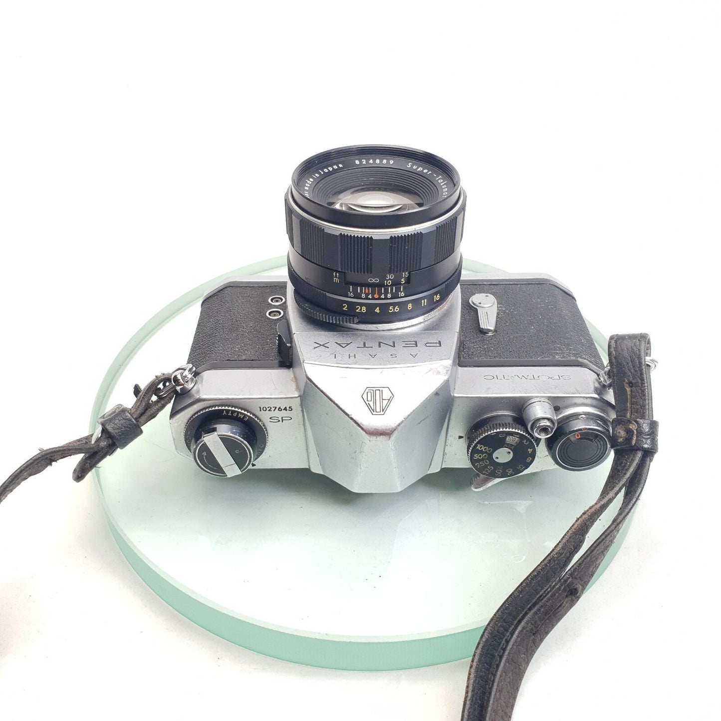 Asahi Pentax Spotmatic SP with SMC Takumar 2/55mm M42+CASE+Just Serviced #6974