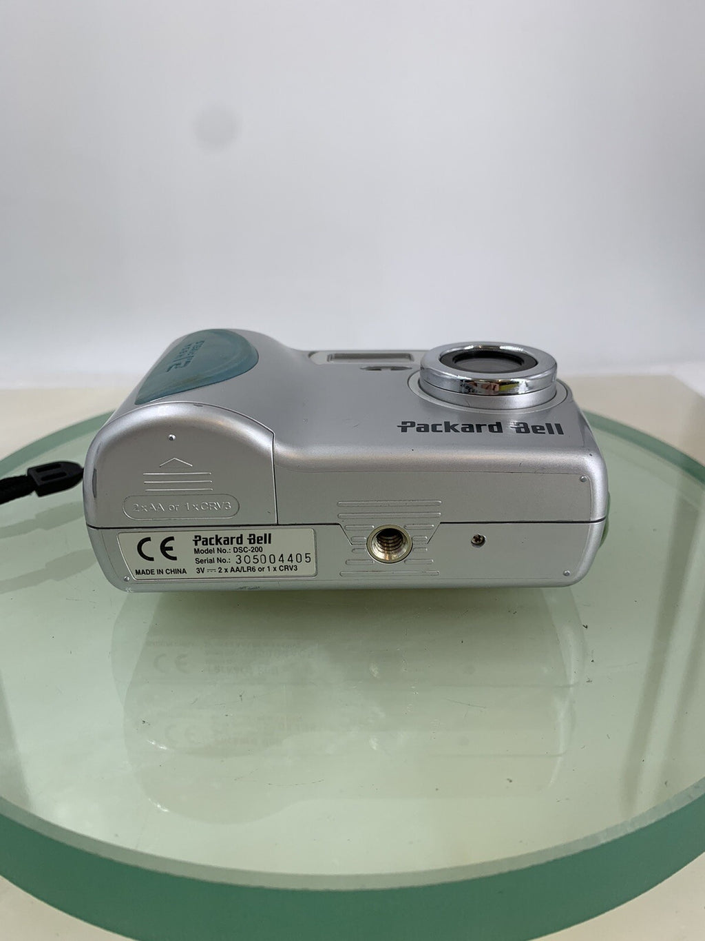 Packard Bell DSC-200A 2.1MP Compact Digital Camera SILVER NO CARD TESTED - 9186