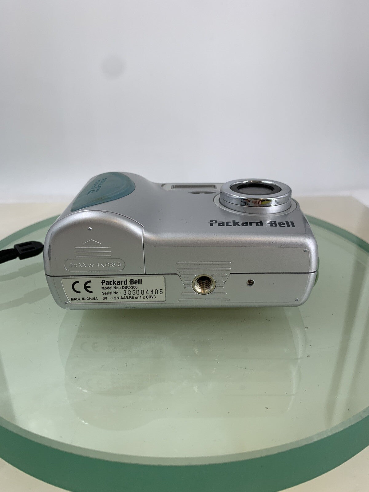 Packard Bell DSC-200A 2.1MP Compact Digital Camera SILVER NO CARD TESTED - 9186