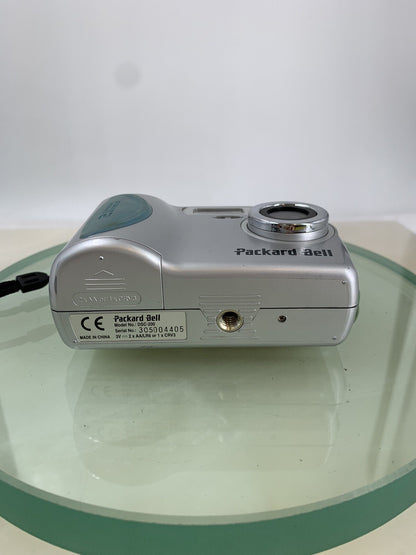 Packard Bell DSC-200A 2.1MP Compact Digital Camera SILVER NO CARD TESTED - 9186