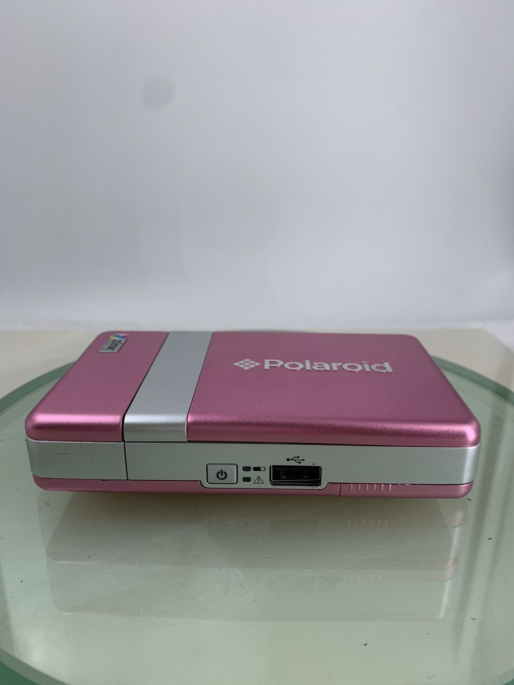 Polaroid Zip Digital Instant Photo ZINK Printer Portable PINK TESTED - 4835