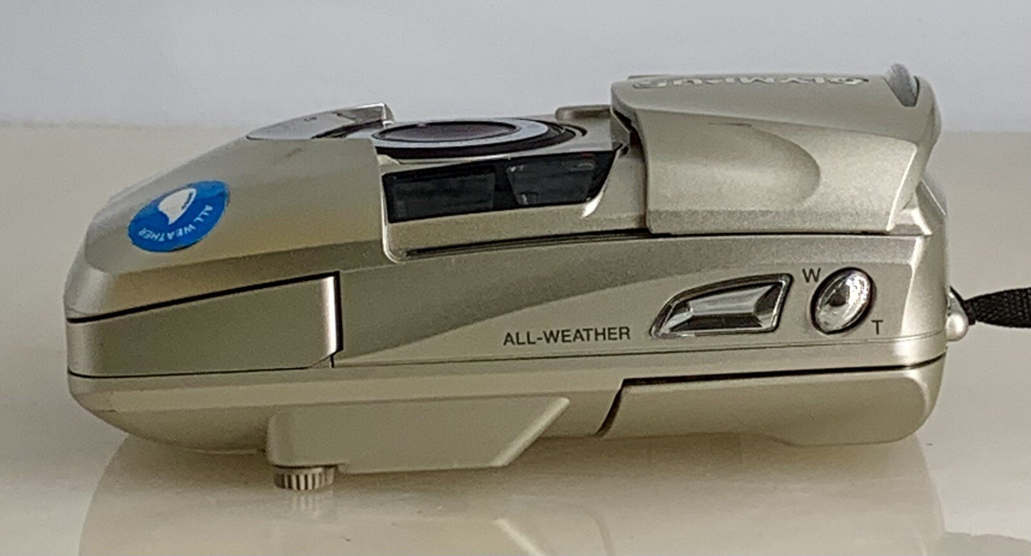 Olympus µ [Mju:] - III Zoom 120 Compact 35mm Film Point & Shoot Camera Silver916