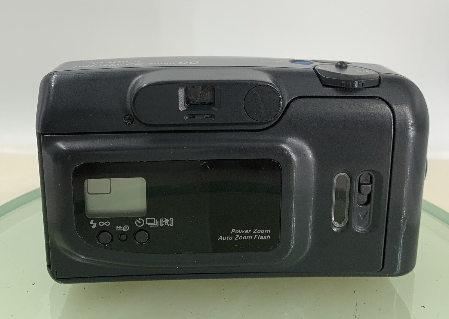 Yashica Microtec Zoom 90 35mm FILM POINT AND SHOOT CAMERA BLACK TESTED - 2455