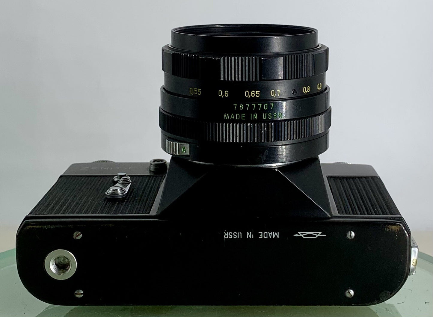 Very Rare ZENIT E POINT AND SHOOT FILM CAMERA+HELIOS-44M LENS+BLACK+TESTED-3378