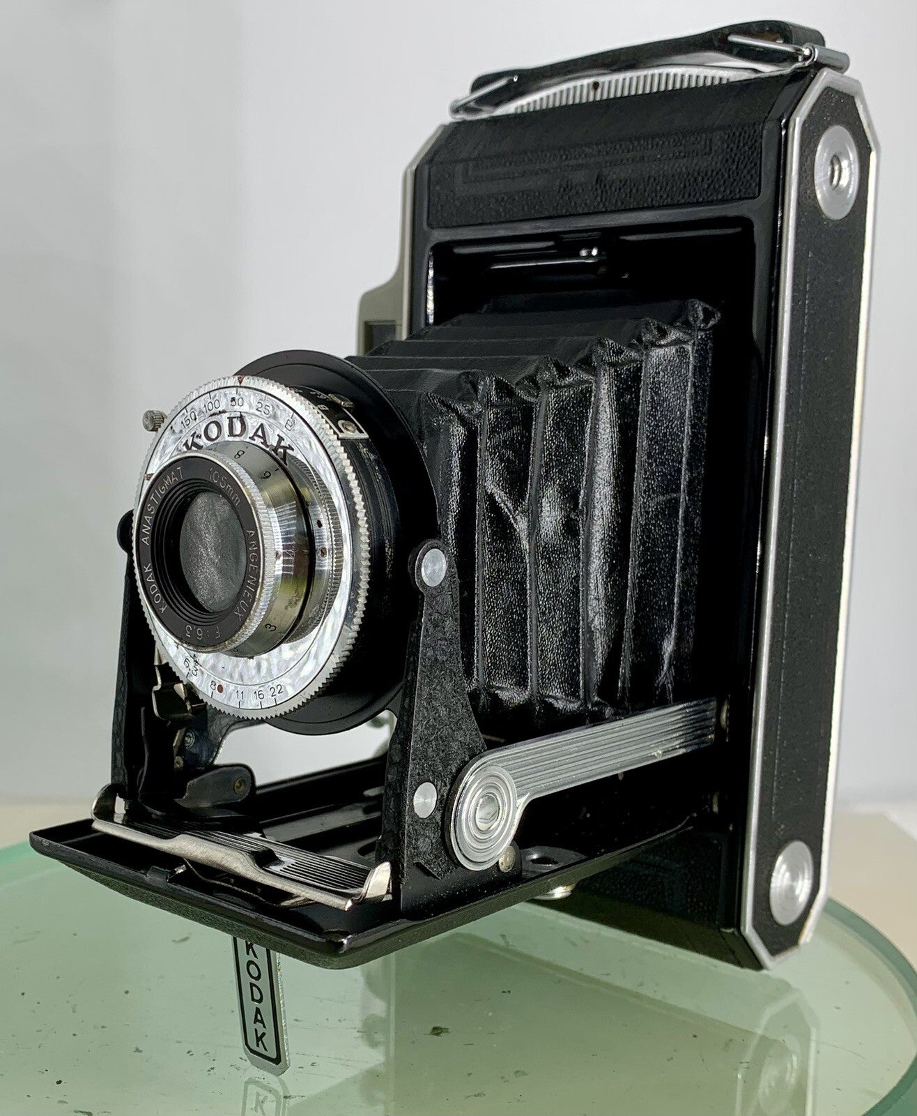 Kodak 6.3 Model 21 with 105mm 1:6.3 Angieux Anastigmat + CASE, TESTED #426