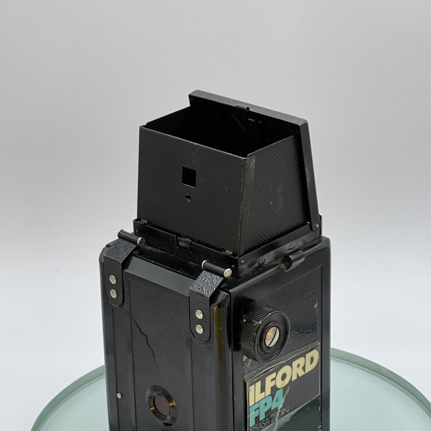 Vintage LUBITEL 2 Twin Lense Reflex (TLR) Camera with Black, Case, Vintage #2775