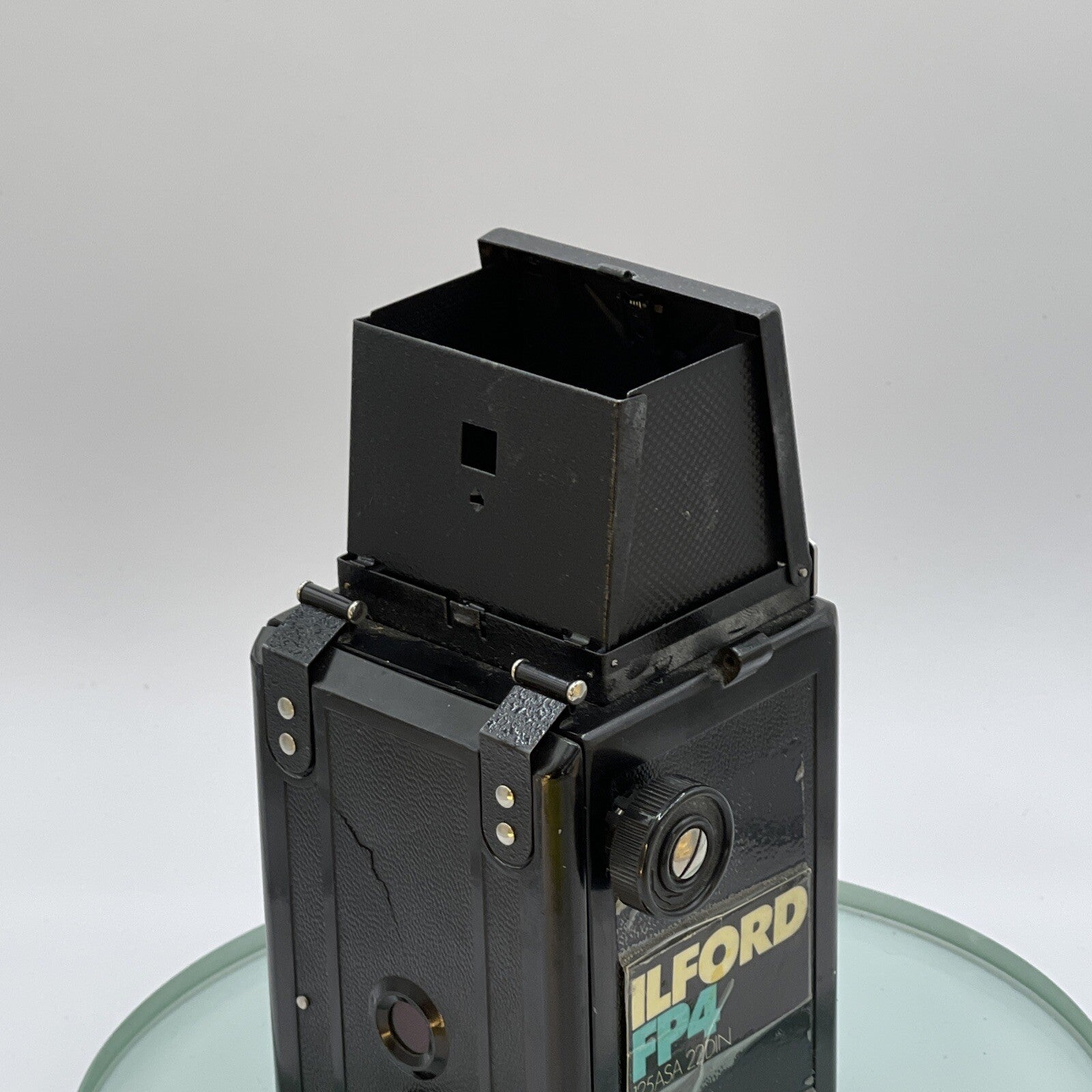 Vintage LUBITEL 2 Twin Lense Reflex (TLR) Camera with Black, Case, Vintage #2775