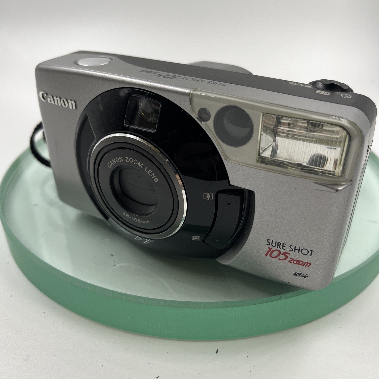 Vintage Canon Sure Shot 105 ZoomPoint&Shoot 35mm Film Camera tested&working #9302