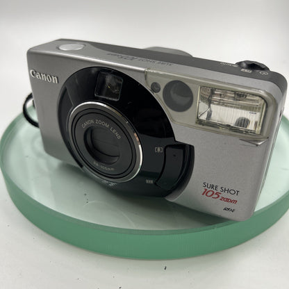 Vintage Canon Sure Shot 105 ZoomPoint&Shoot 35mm Film Camera tested&working #9302