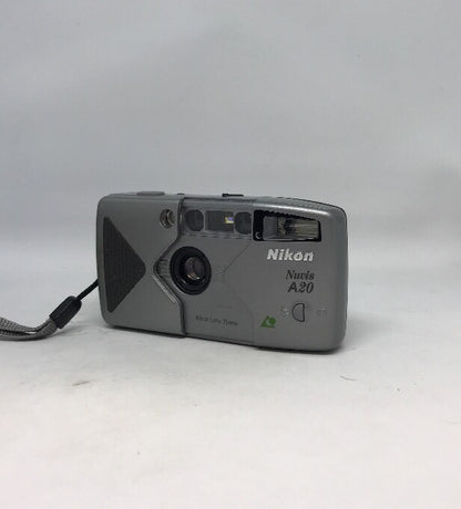 NIKON NUVIS A20 APS FILM CAMERA~PANORAMA~25MM LENS + CASE TESTED3