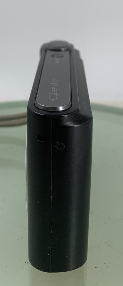 Sony Cybershot DSC-W800 COMPACT DIGITAL CAMERA BLACK + WIRE+ COVER TESTED - 1563