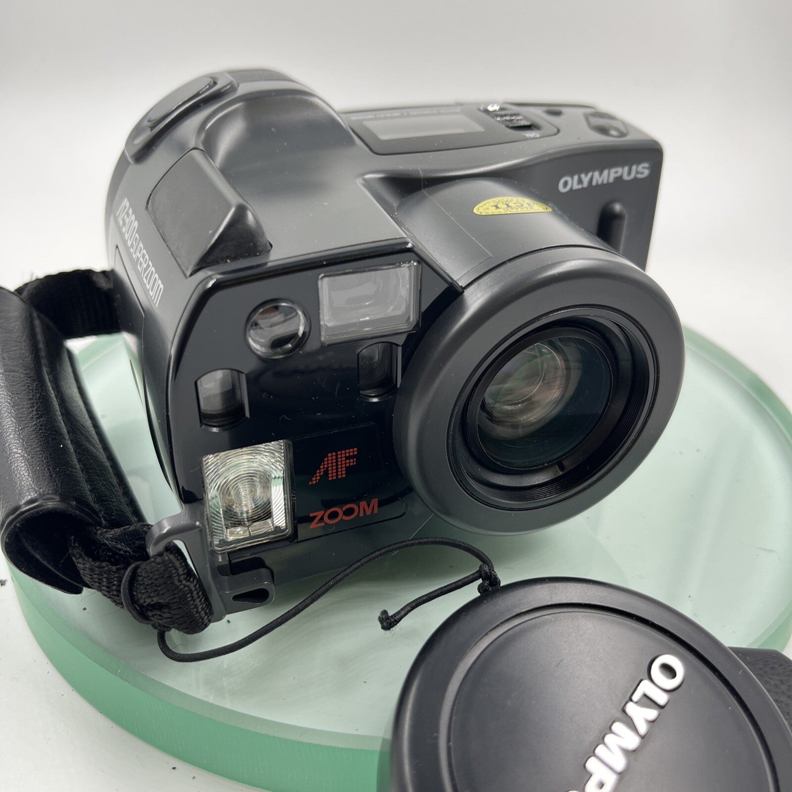 Olympus AZ-300 Superzoom Point And Shoot 35mm Compact Film Camera Working+++#5071