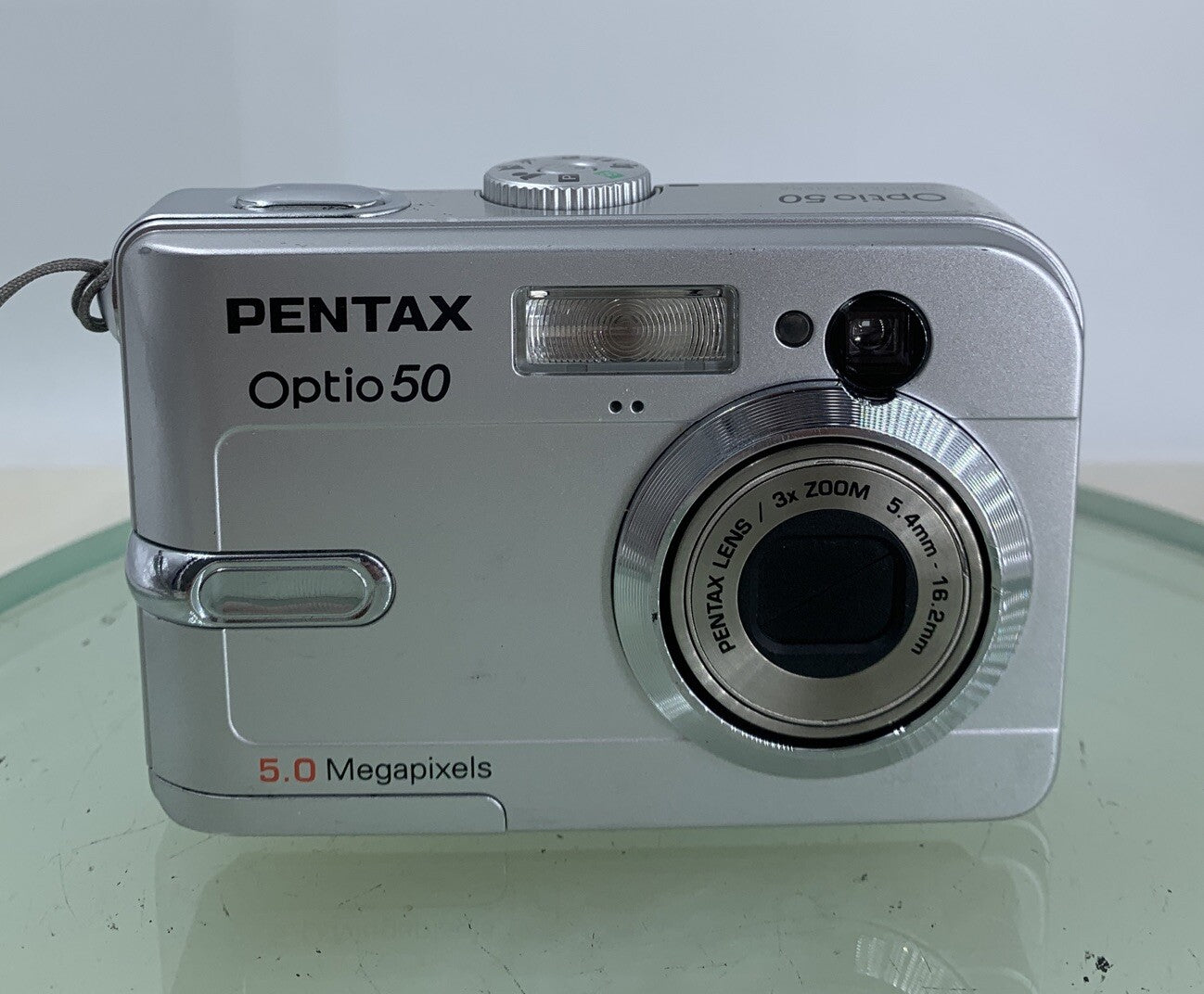 Pentax Optio 50 5.0MP COMPACT DIGITAL CAMERA WITHOUT CHARGER- Tested - 3391