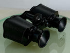 Old Vintage Dumont Binocular+All Black With Leather Case+Good Condition - 3563