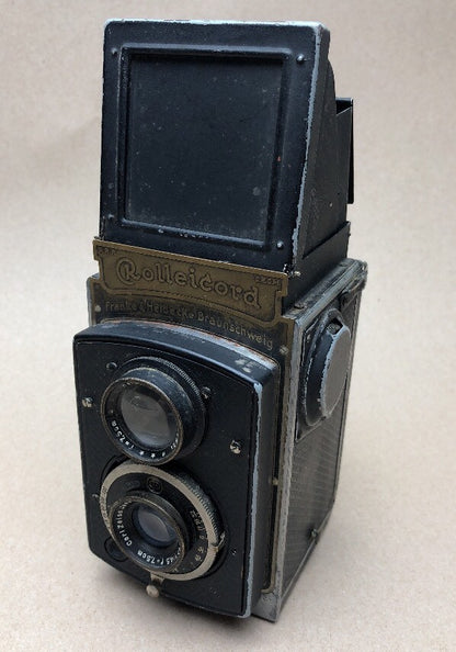 Rollei Rolleicord I Art Deco Shutter In working Zeiss 75mm lens Very Rare 19340