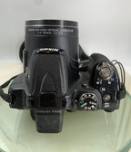 Nikon Coolpix P530 42X ZOOM Camera & CHARGER NO CARD, BLACK COLOR - TESTED - 3584
