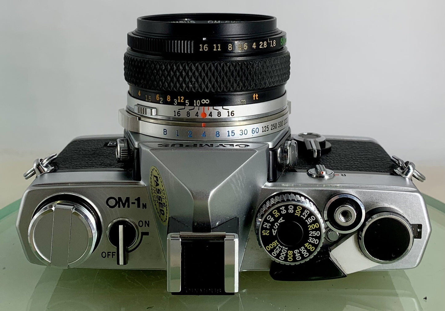 Olympus OM-1N MD 35mm Film SLR Manual Camera 50mm f/1.8 Zuiko Lens Fully Working8