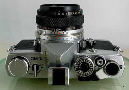 Olympus OM-1N MD 35mm Film SLR Manual Camera 50mm f/1.8 Zuiko Lens Fully Working8