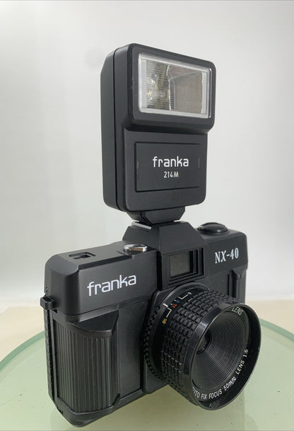 Franka NX-40 Point Shoot Compact 35mm Film Camera+FRANKA 214M LENS TESTED - 6750