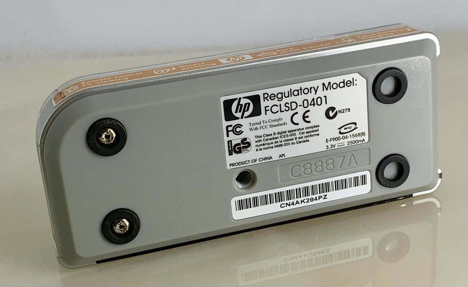HP PHOTOSMART R-SERIES DOCK CHARGER FOR HP R507 + GOOD CONDITION - 7846