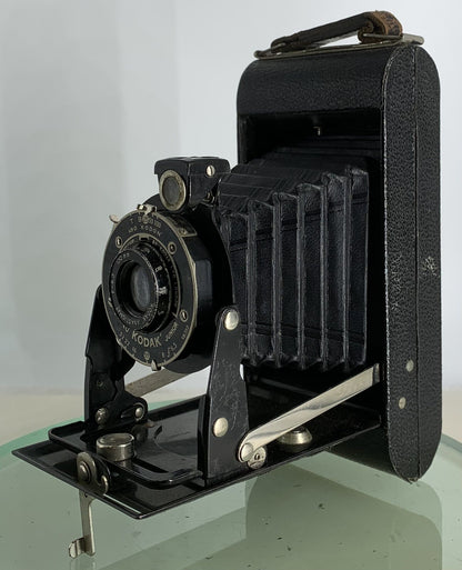 Vintage Kodak Six-20 Junior folding Camera Roll Film ANASTIGMAT F-6.3 100mm-3596