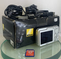 Nikon Coolpix S210 8MP Digital Camera+1GB SD CARD +CHARGER - TESTED - 1470