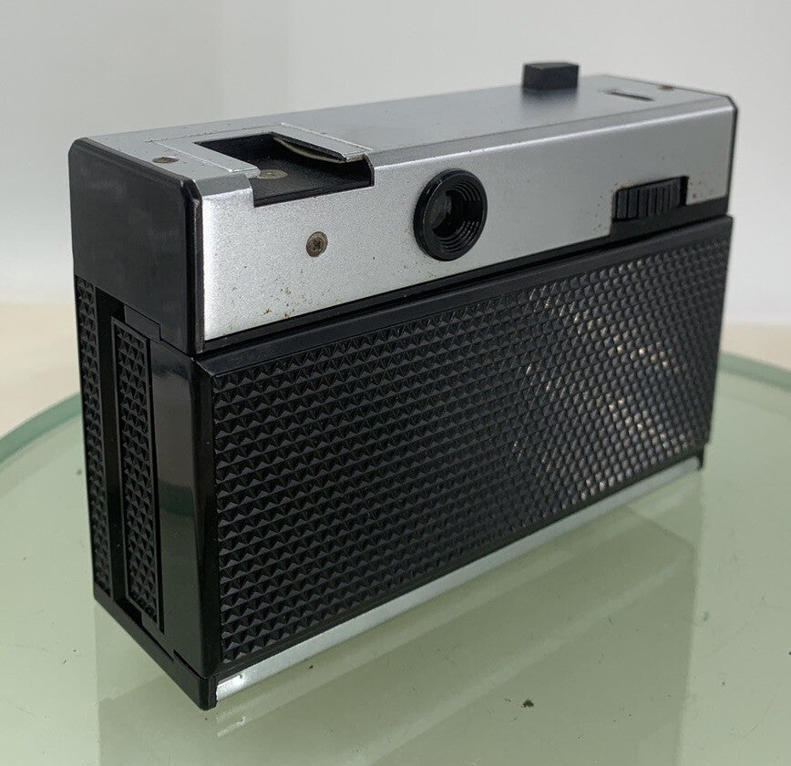 AGFA Isomat-Rapid BLACK VINATGE CAMERA WITH COVER -TESTED - 2394