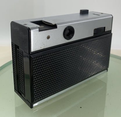 AGFA Isomat-Rapid BLACK VINATGE CAMERA WITH COVER -TESTED - 2394