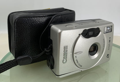 CANON IXUX M1 SILVER DIGITAL CAMERA WITH COVER - TESTED - 9870