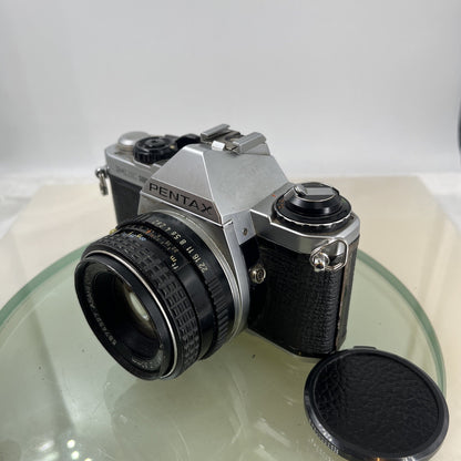 Pentax ME Super 35mm SLR Film camera + Pentax-M  50mm f2LENS  - TESTED  7472