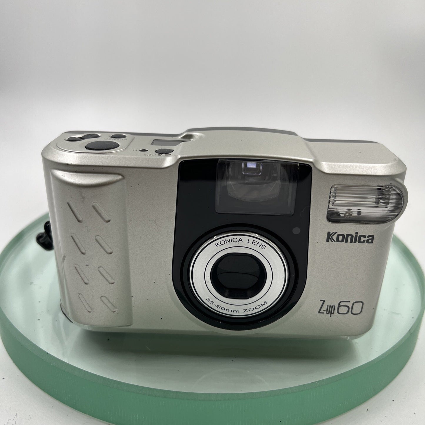 Konica Z-up 60 Silver 35-60mm Point & Shoot 35mm Film Camera #TESTED# VGC # 4532