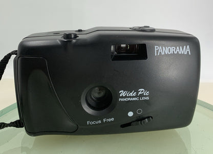 PANORAMA WIDE PIC BLACK POINT AND SHOOT FILM CAMERA TESTED - 7261