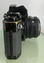 Pentax Asahi K2 35mm Black Film Camera SMC 50mm lens 1:2.K1000 Tested Works #1937