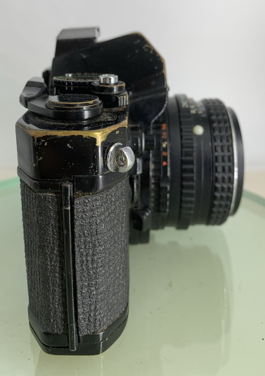 Pentax Asahi K2 35mm Black Film Camera SMC 50mm lens 1:2.K1000 Tested Works #1937