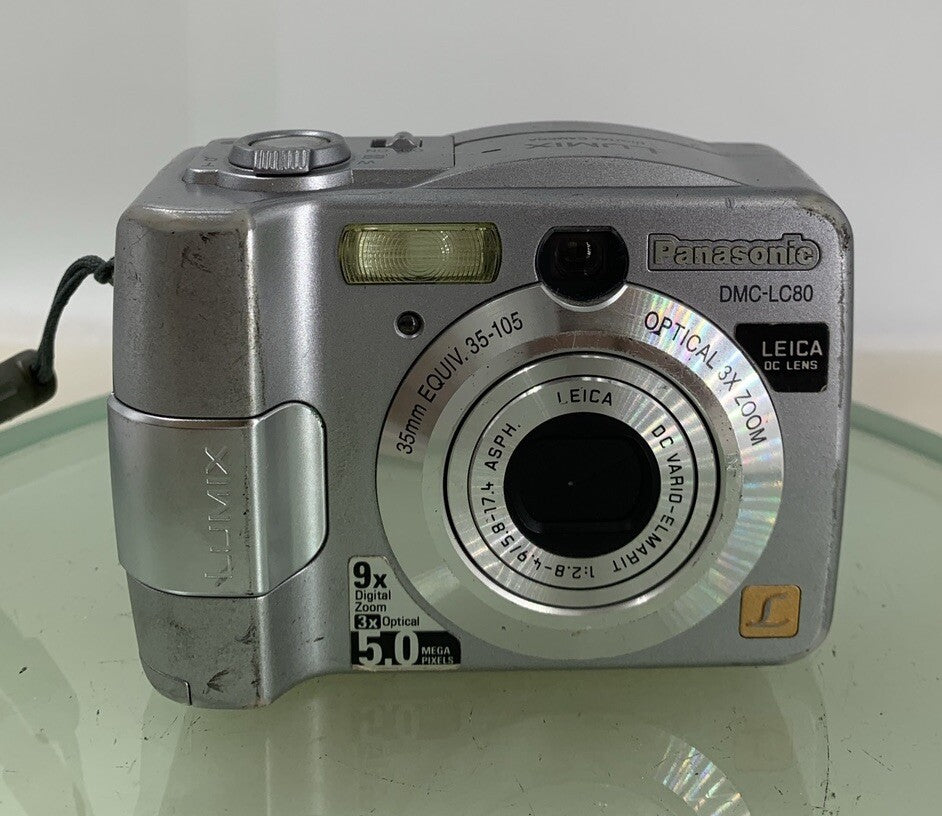 Panasonic LUMIX DMC-LC80 5.0MP COMPACT  DIGITAL CAMERA NO CARD TESTED - 3411