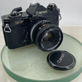 Canon EF SLR Film Camera with 50mm f1.8 lens S.C TESTED WORKS AS IT SHOULD  #4720