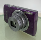 Canon IXUS 145 Digital Camera PURPLE + CHARGER + WIRE + 2GB CARD TESTED - 6582