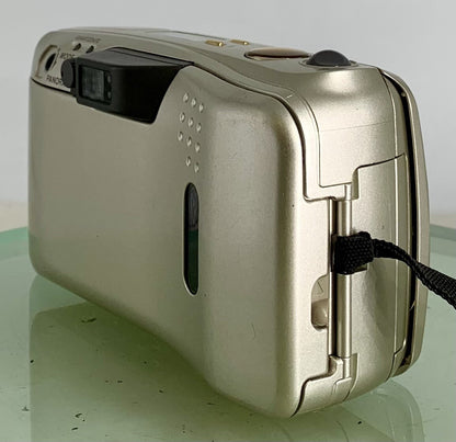 Olympus μ Mju Zoom 140 Deluxe Point & Shoot Film Camera 38-140mm+Case+TESTED-3043