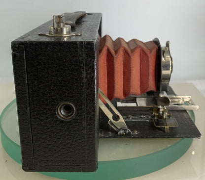 Vintage Kodak Eastman Folding Pocket Brownie Camera No 2 A RARE - CLEAN, SHUTTER7