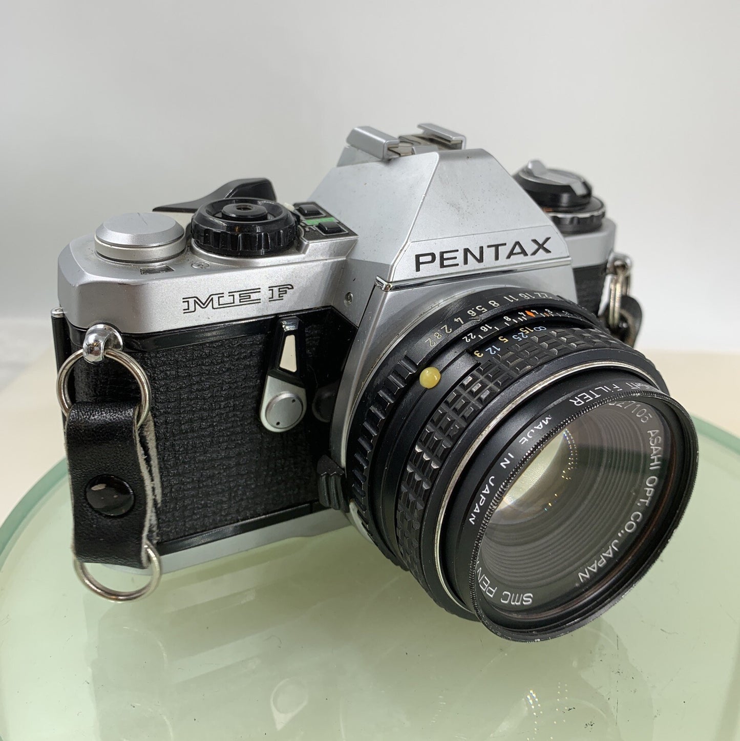 Pentax ME F35mm SLR Film camera + Pentax-M  50mm f2 LENS 35mm   - TESTED  7230