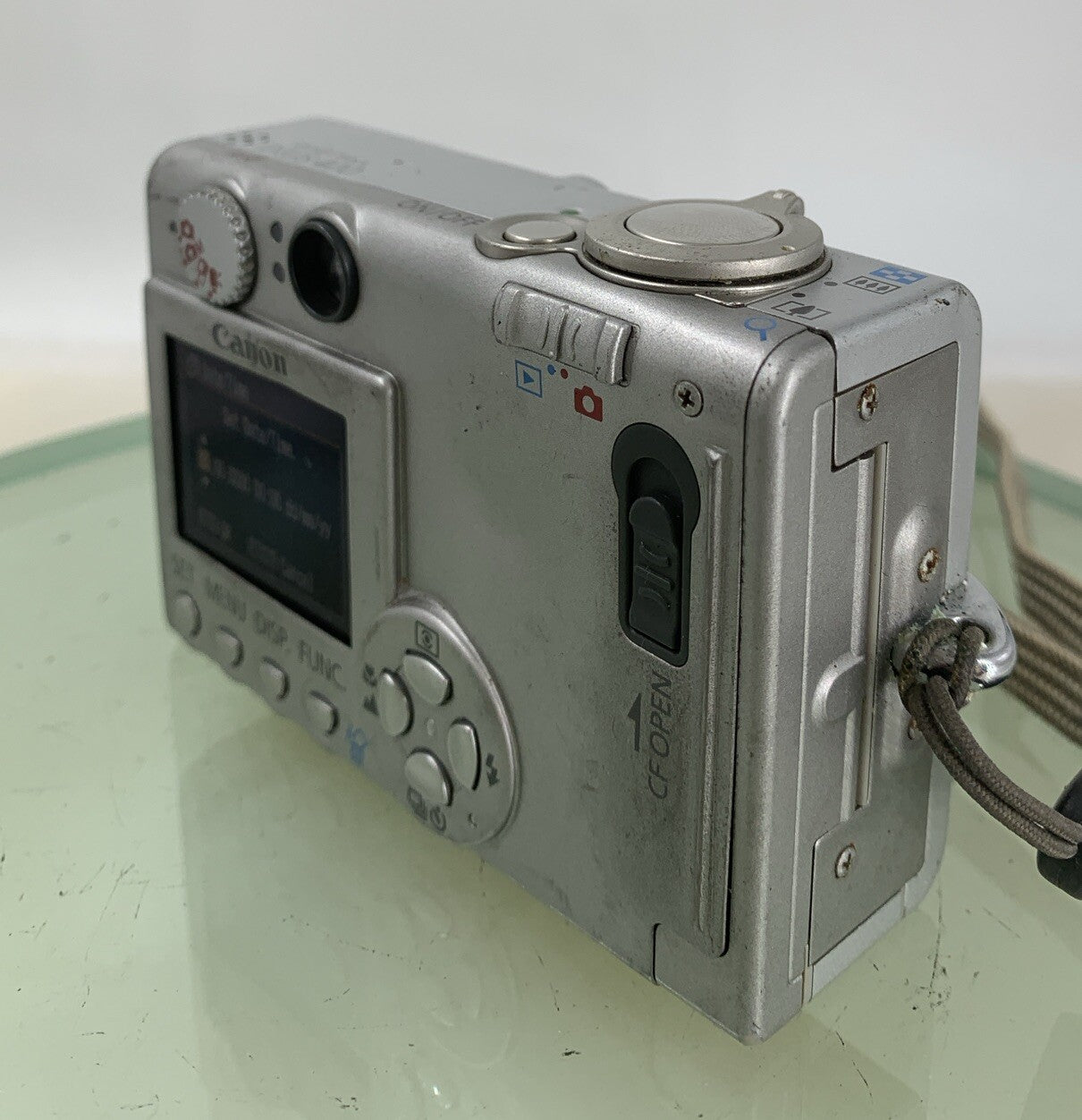 Canon Digital IXUS 400 DIGITAL CAMERA SILVER WITH CHARGER AND COVER TESTED - 3456