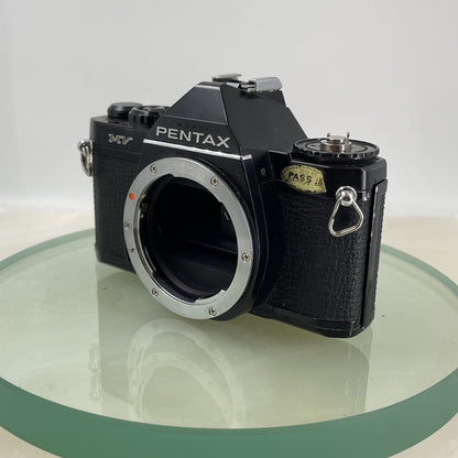 Pentax MV SLR FILM CAMERA + SMC Pentax-A 50mm F/1.7 Lens+CASE  WORKING TESTED6083