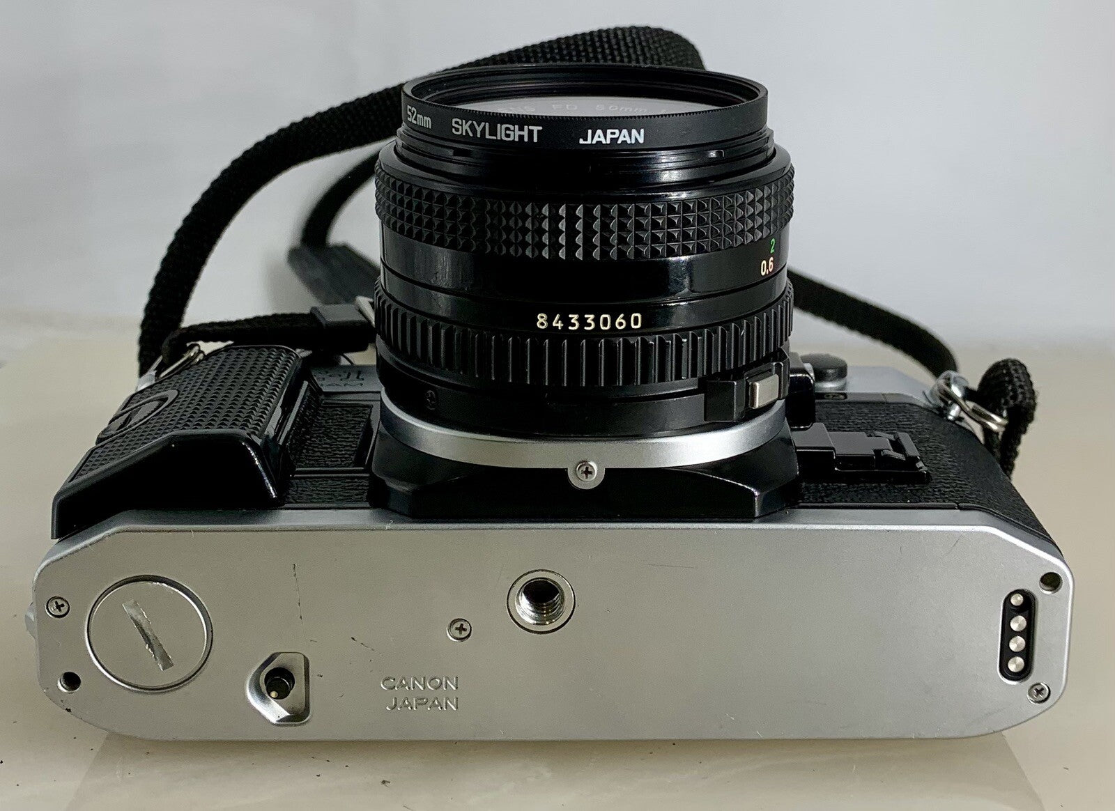 Canon AE-1 Program 35mm SLR Film Manual Camera + Canon 50mm F/1.8 FD Lens # 3048