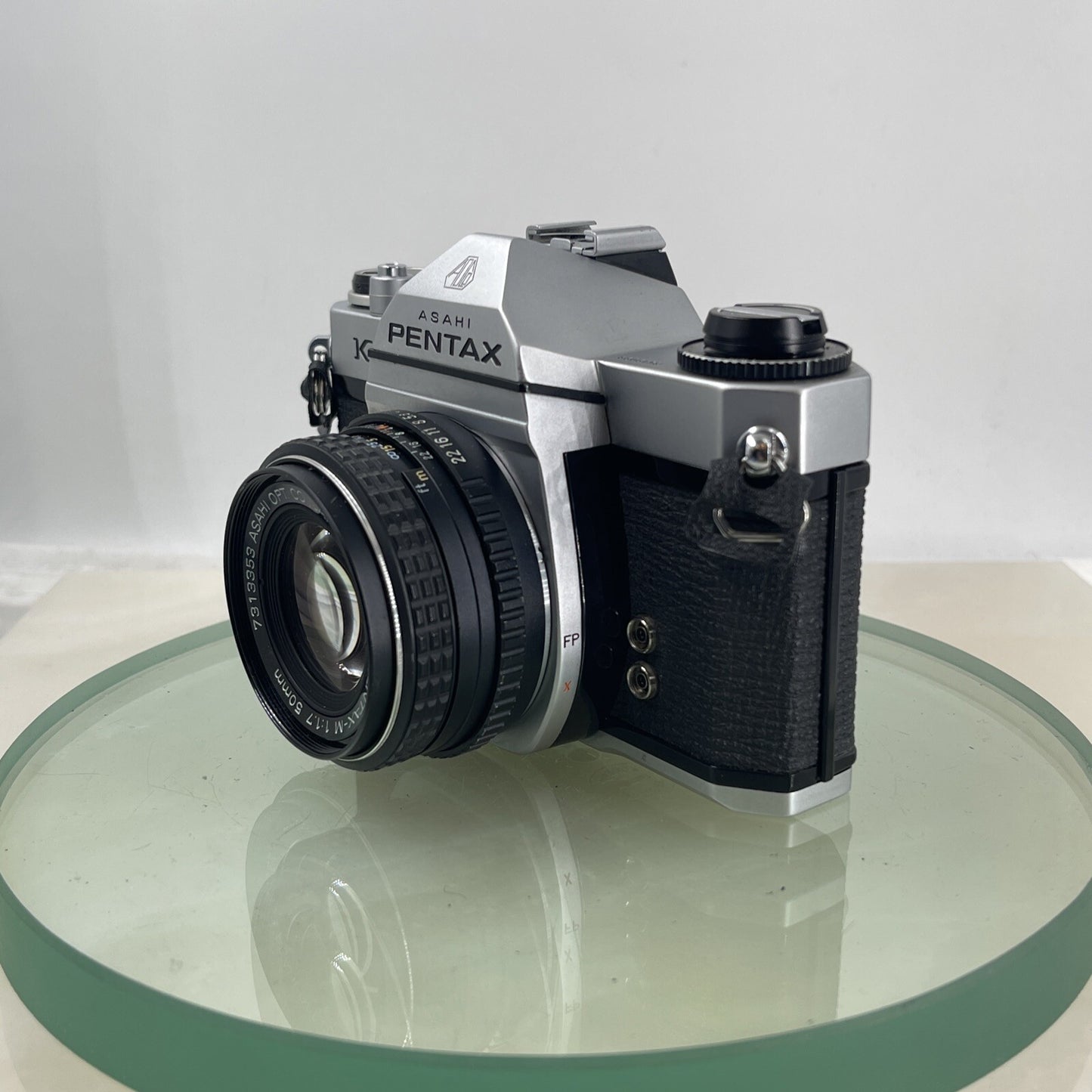 Asahi Pentax KM 35mm SLR Film Camera with Pentax 50mm F1.7 lens SERVICED #6232