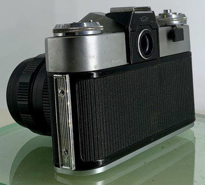 Very Rare ZENIT E POINT AND SHOOT FILM CAMERA+HELIOS-44M-4 LENS+SILVER+TESTED5