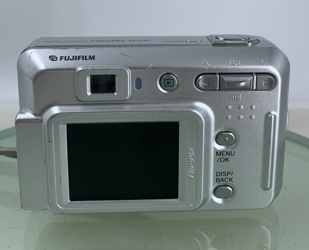 Fujifilm FinePix Digital Camera A500 5.1MP SILVER NOCARD NO CHARGER TESTED - 5755