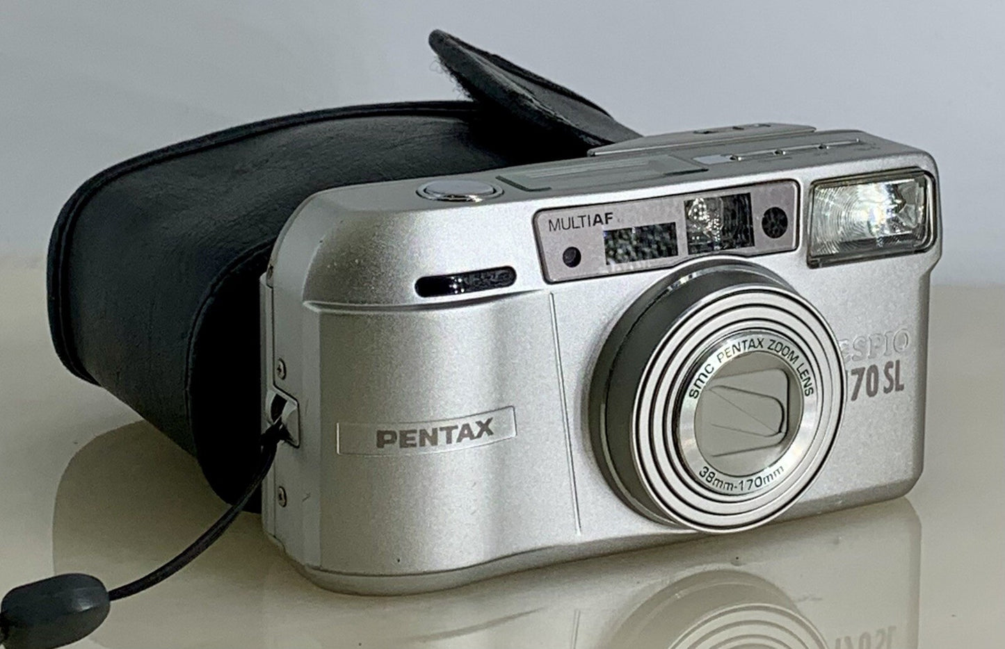 PENTAX ESPIO 170 SL 38MM - 170MM 35MM POINT AND SHOOT CAMERA+CASE+TESTED - 5590
