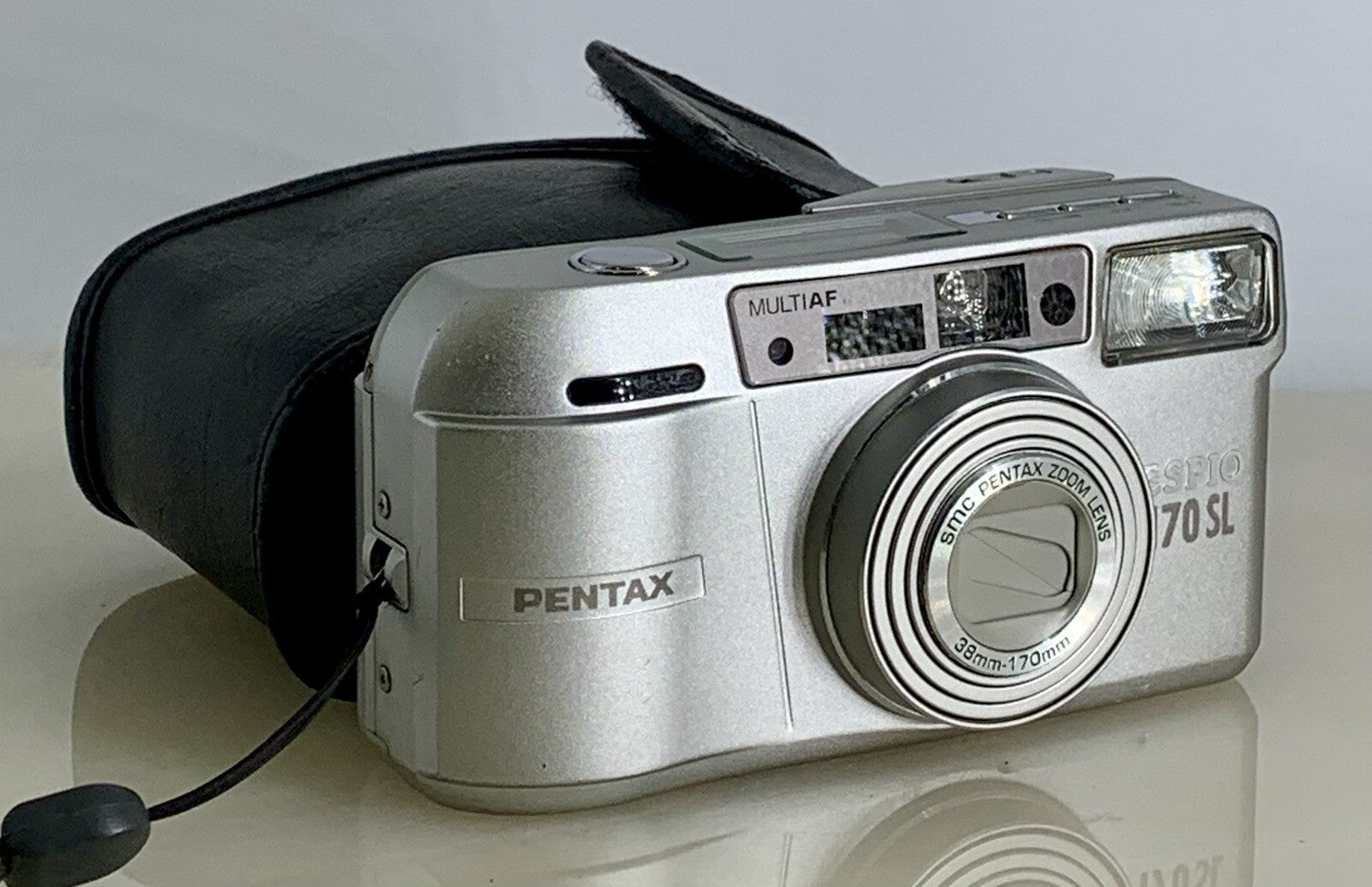 PENTAX ESPIO 170 SL 38MM - 170MM 35MM POINT AND SHOOT CAMERA+CASE+TESTED - 5590