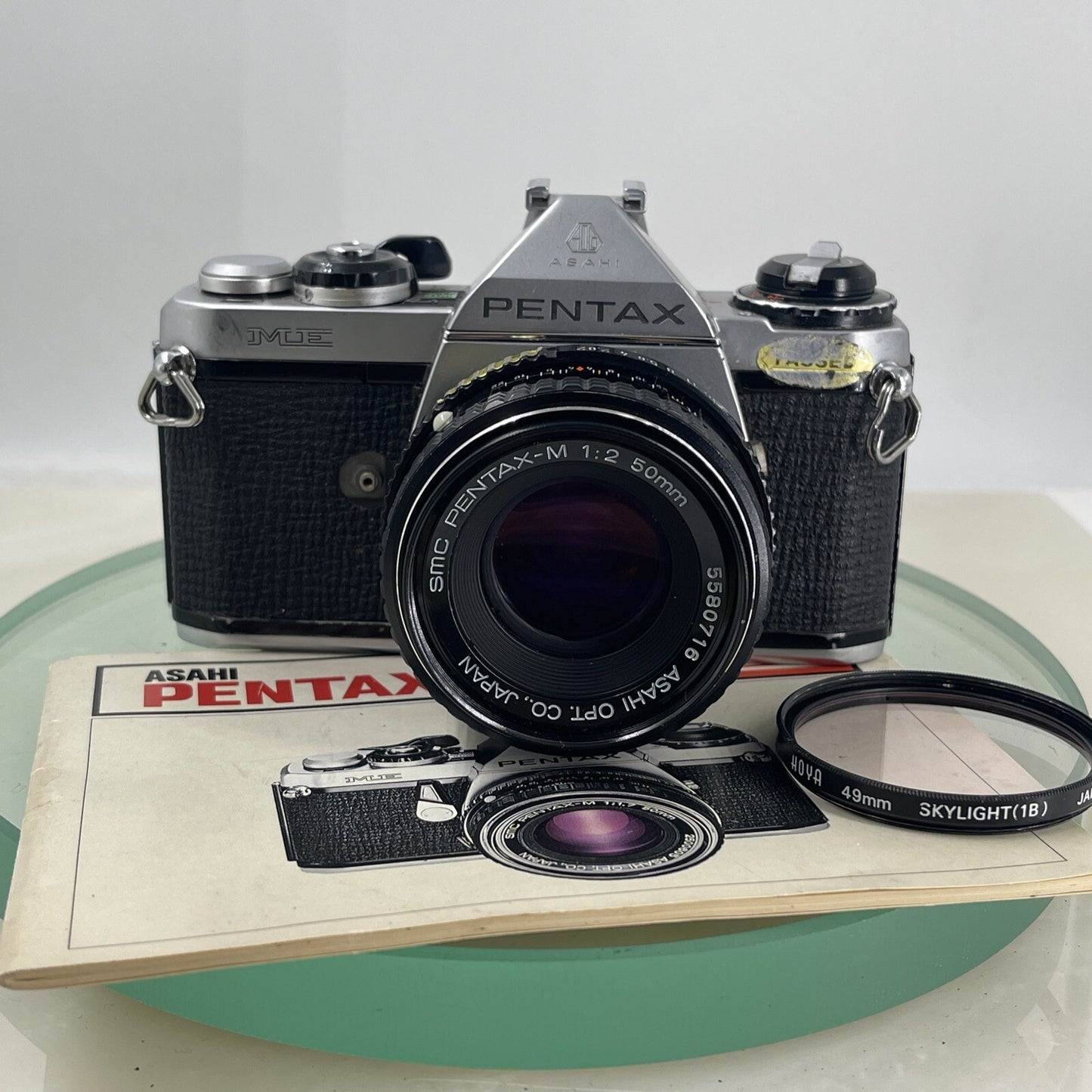 Pentax ME 35mm SLR Film camera + Pentax-M  50mm f2 LENS  - TESTED  9291