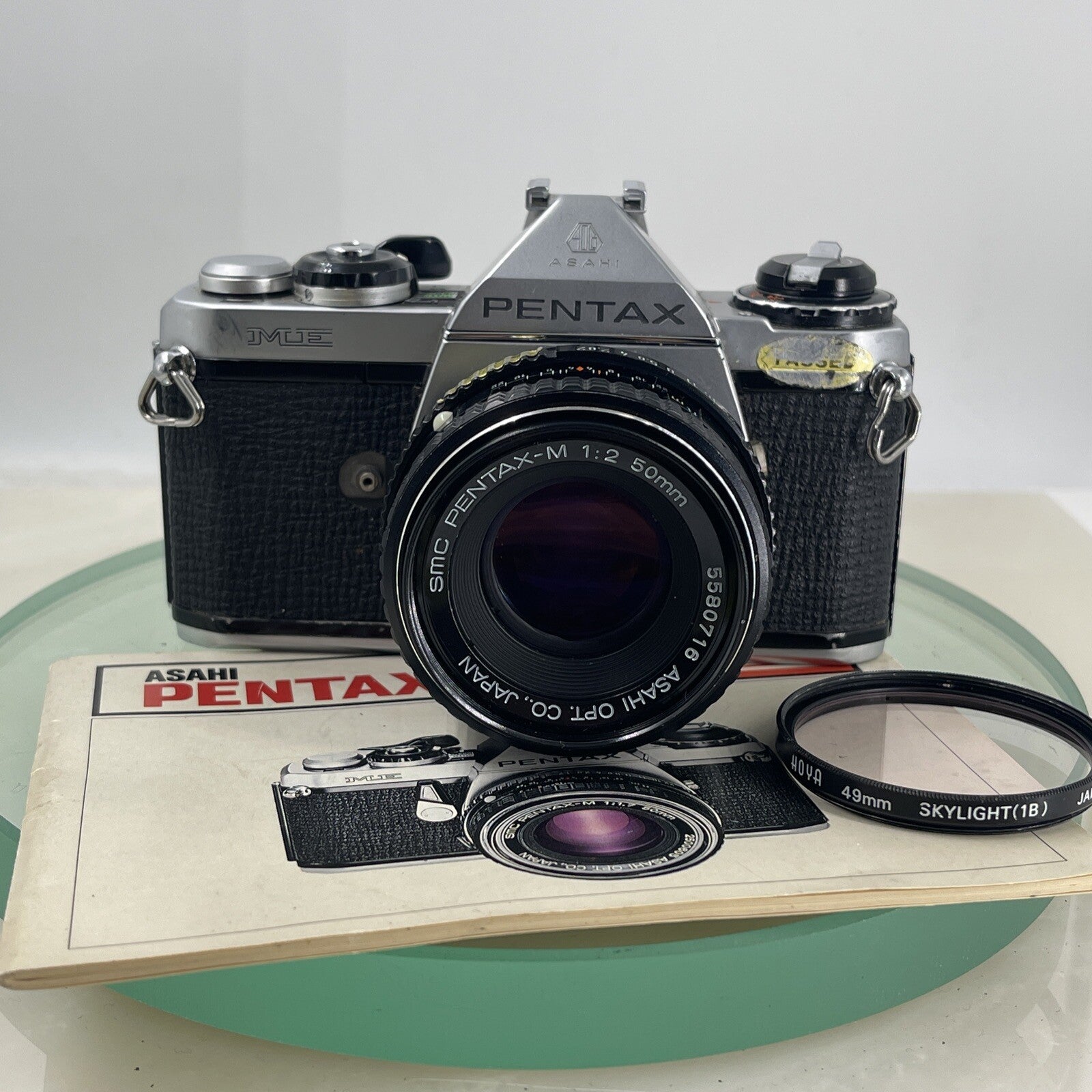 Pentax ME 35mm SLR Film camera + Pentax-M  50mm f2 LENS  - TESTED  9291